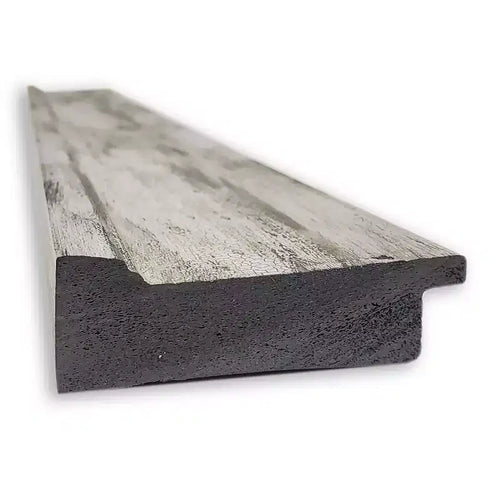 29" x 65" Crackled Framed Full Length Floor/Leaner Mirror Metallic - : Polystyrene Frame, Wall Mountable