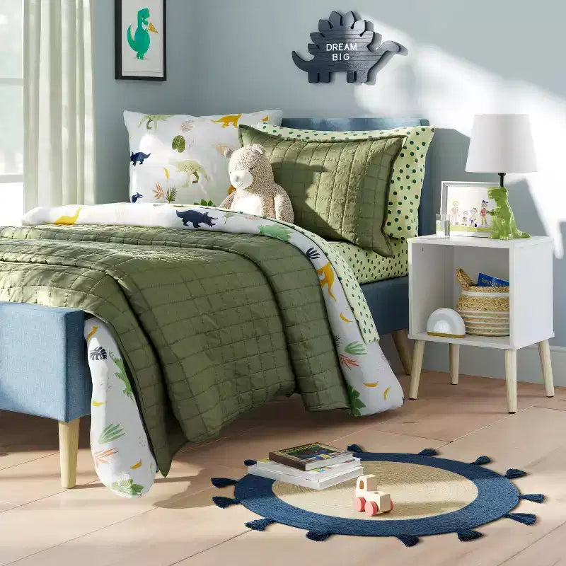 Modern Open Kids' Nightstand White - ™
