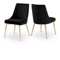 Karina Velvet Dining Chair, Set of 2