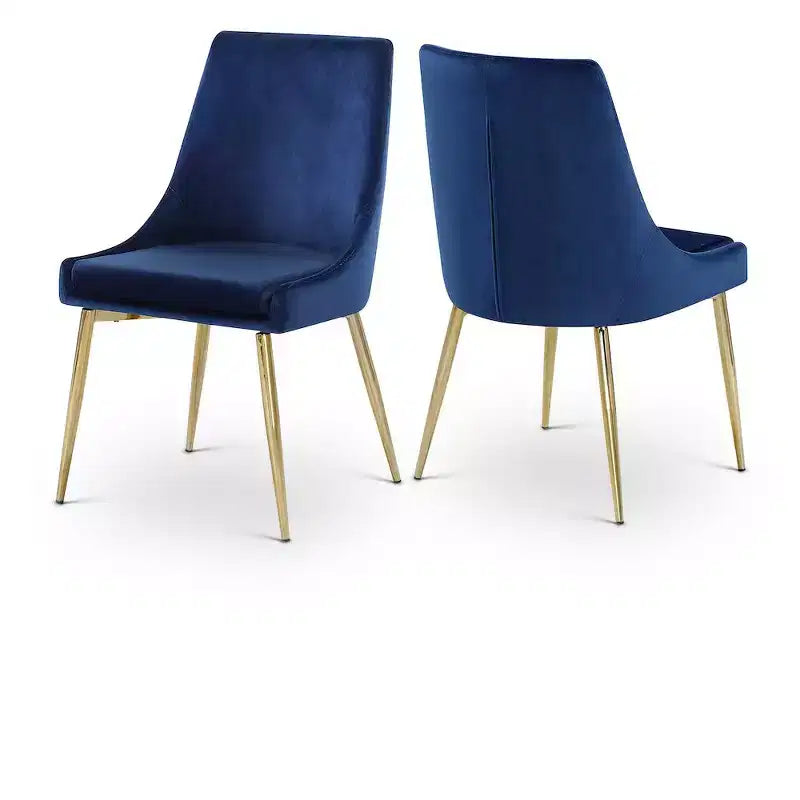 Karina Velvet Dining Chair, Set of 2