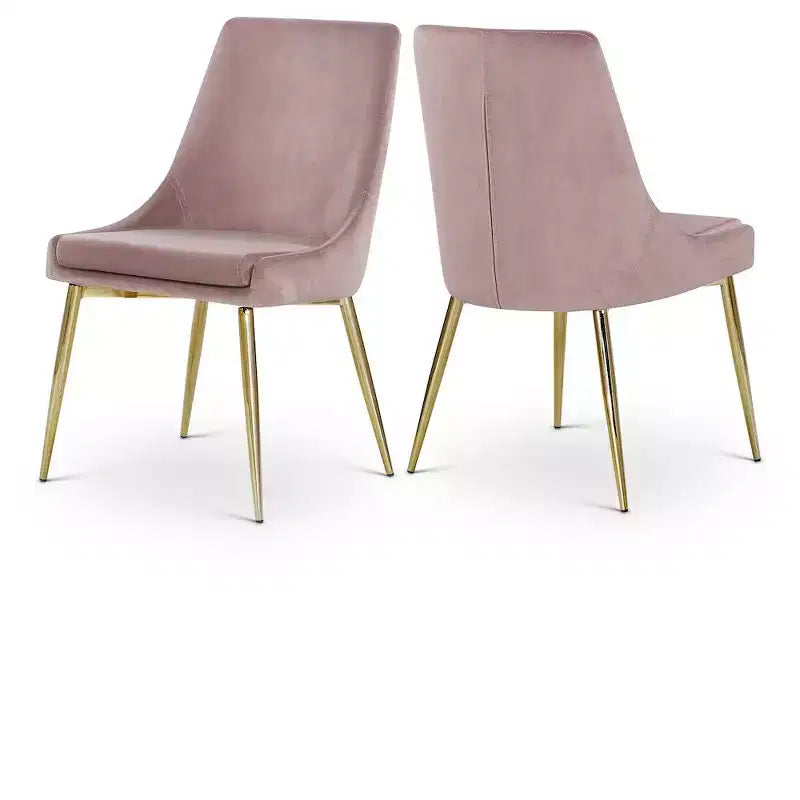 Karina Velvet Dining Chair, Set of 2