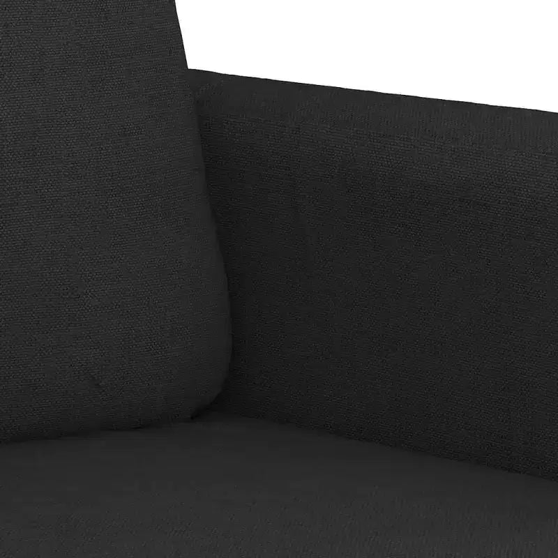 Sofa Chair Upholstered Single Sofa Armchair for Living Room Fabric - Black 23.6