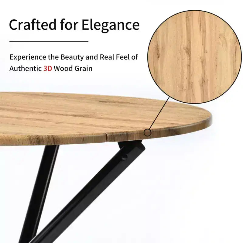 31.5 Round Dining Table for Small Spaces, Seats 23