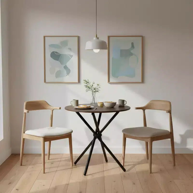 31.5 Round Dining Table for Small Spaces, Seats 23