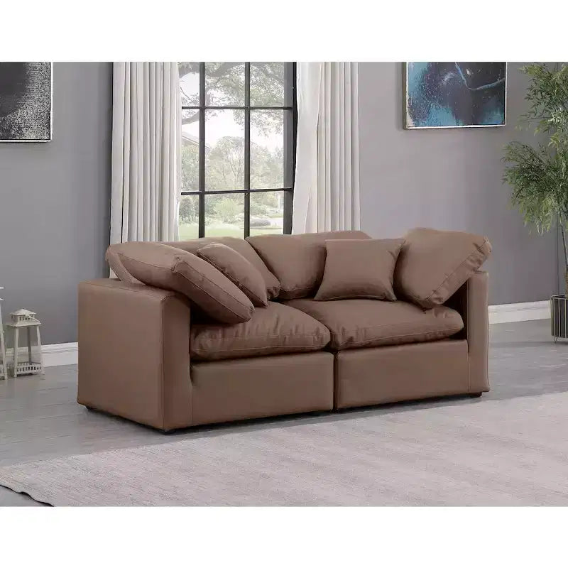 Indulge Vegan Leather Modular Sofa