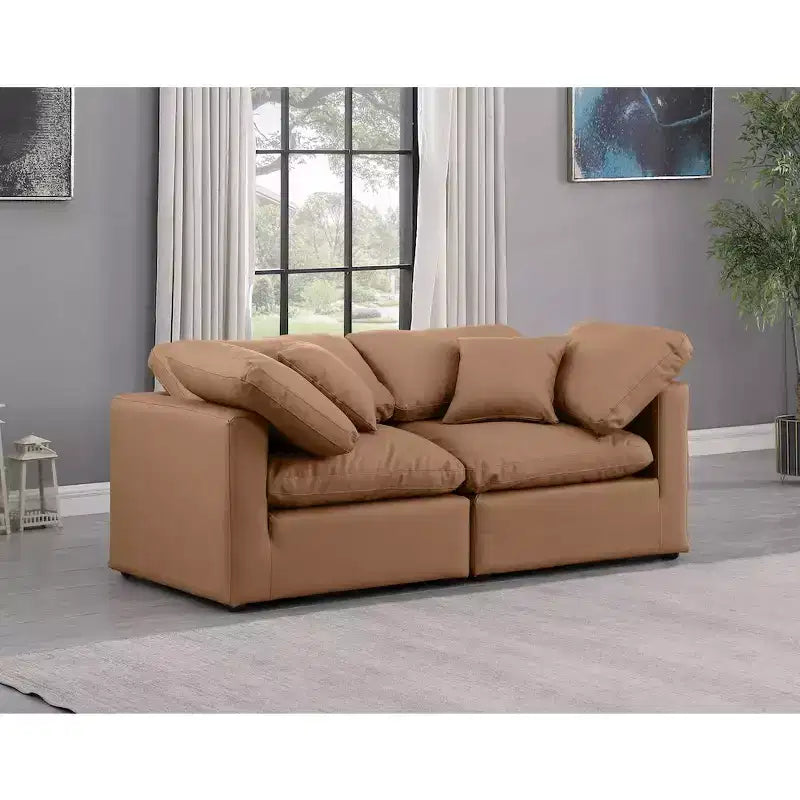 Indulge Vegan Leather Modular Sofa