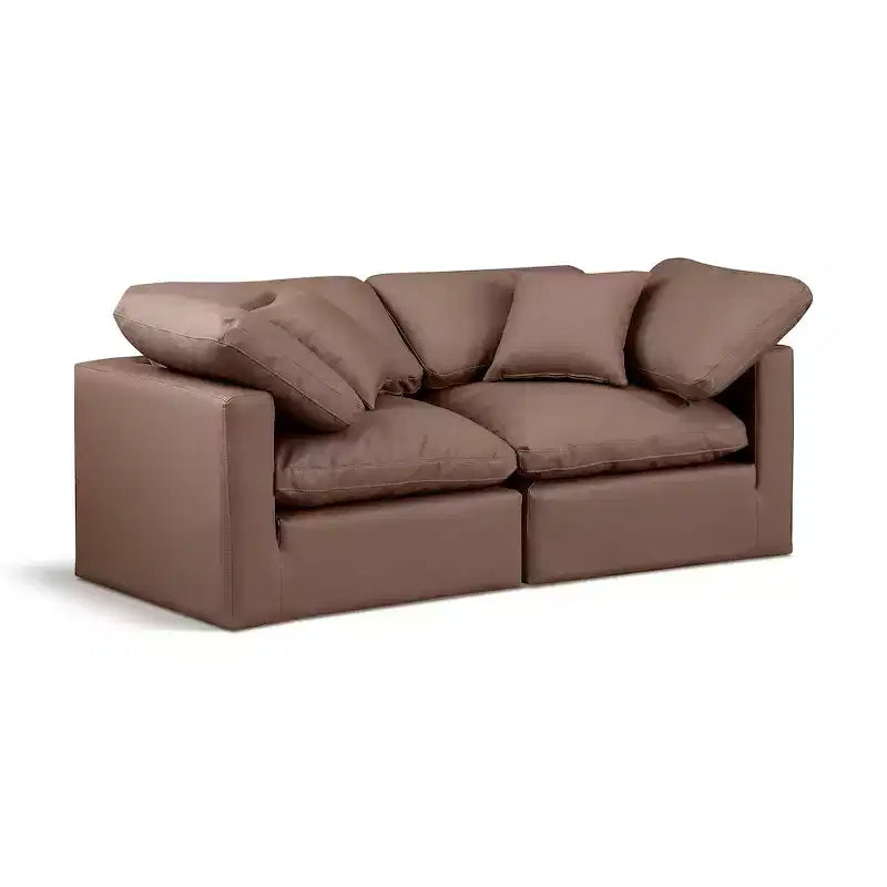 Indulge Vegan Leather Modular Sofa