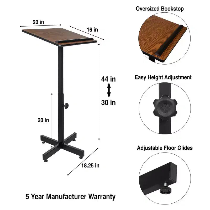 Portable Presentation Lectern Stand
